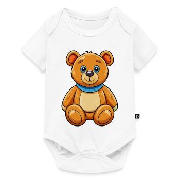 nounours - Body à manches courtes Premium Bébé - blanc - Devant