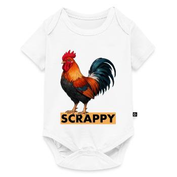 Communauté de jeu drôle de Scrappy Rooster Speranza - Body à manches courtes Premium Bébé - blanc - Devant