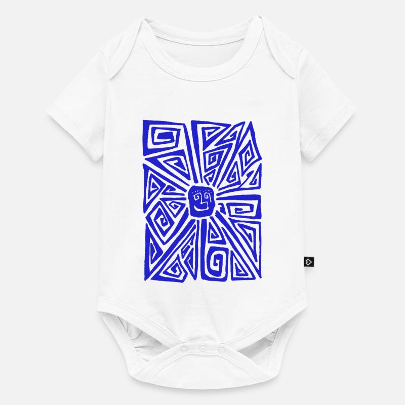 FREMDE SONNE - Baby Premium Kurzarmbody - Weiß