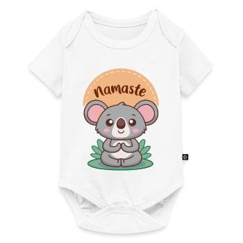 Koala Namaste Sérénité - Body à manches courtes Premium Bébé - blanc - Devant