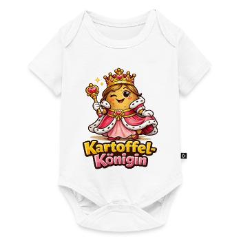 Kartoffel-Königin | Kartoffelkönigin (md) - Baby Premium Kurzarmbody - Weiß - Vorne