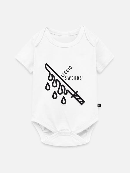 Flüssige Schwerter - Baby Premium Kurzarmbody - Weiß