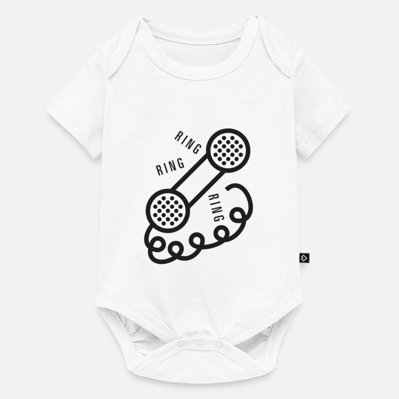 Ring Ring Ring - Baby Premium short-sleeve bodysuit - white