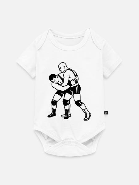 Wrestler - Baby Premium Kurzarmbody - Weiß