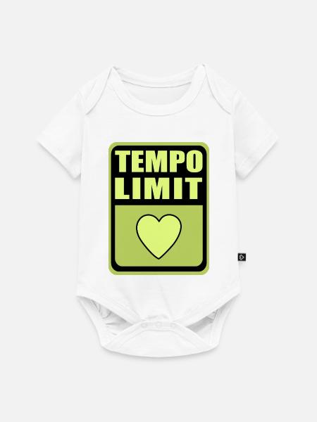 Tempolimit - Baby Premium Kurzarmbody - Weiß