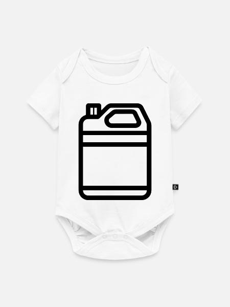 Kanister - Baby Premium Kurzarmbody - Weiß