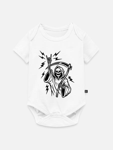 Hard Rock Hand - Baby Premium Kurzarmbody - Weiß