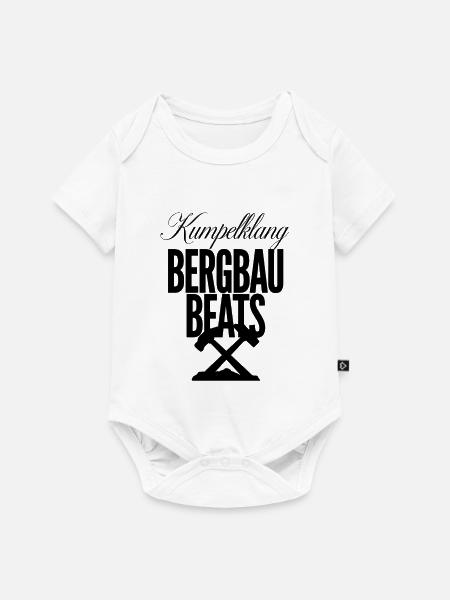 Kumpelklang Bergbau Beats - Baby Premium Kurzarmbody - Weiß