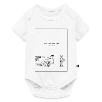 It all Starts with a Dream - Baby Premium short-sleeve bodysuit - white - Front