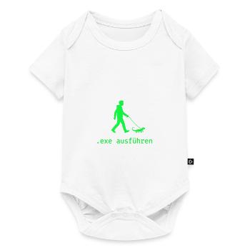 Exe Ausführen - Baby Premium Kurzarmbody - Weiß - Vorne