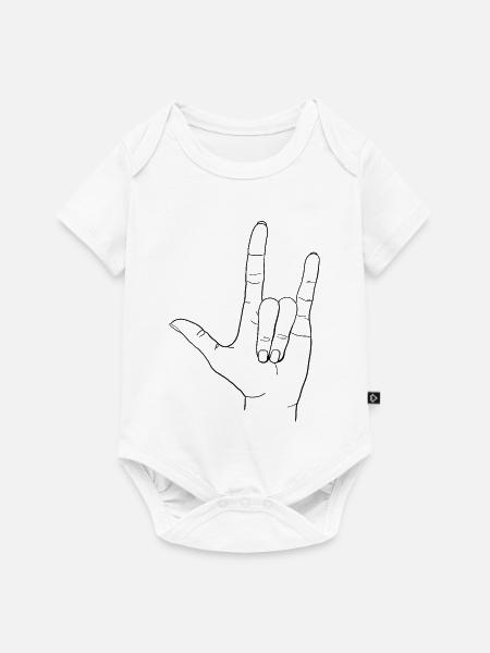 Fels - Baby Premium Kurzarmbody - Weiß