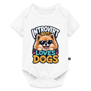 Pommern - Baby Premium Kurzarmbody - Weiß - Vorne