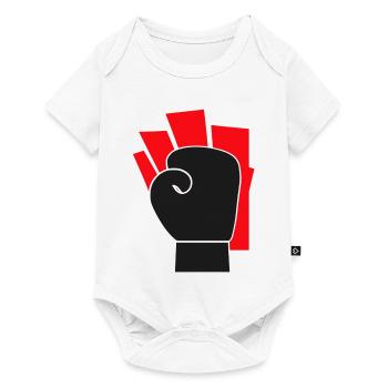 Kampfgeist Pur - Baby Premium Kurzarmbody - Weiß - Vorne