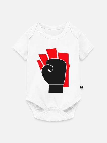 Kampfgeist Pur - Baby Premium Kurzarmbody - Weiß
