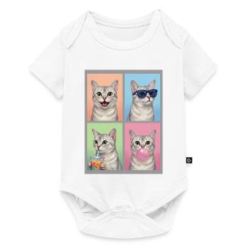 Cats Burmilla Cat - Baby Premium short-sleeve bodysuit - white - Front