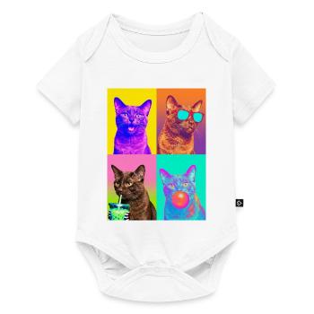 Cats Havana Cat - Baby Premium short-sleeve bodysuit - white - Front