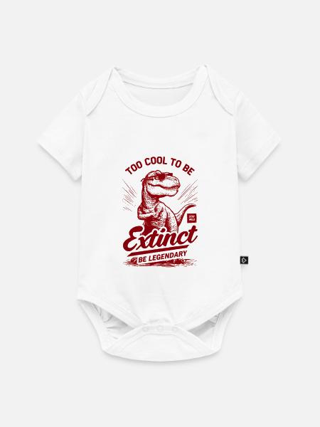 Extinct – Be Legendary - Baby Premium Kurzarmbody - Weiß