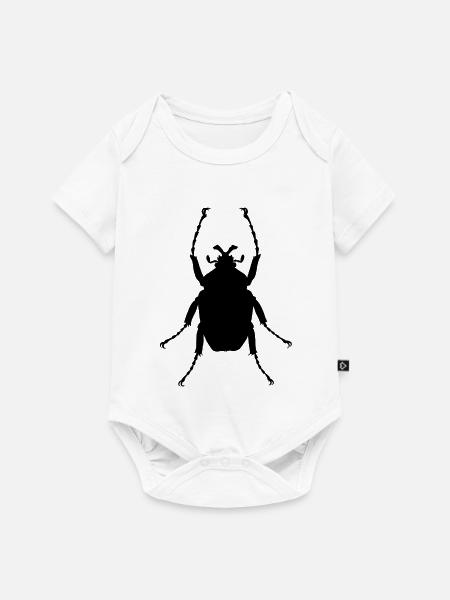 Afrikanischer Goliathkäfer - Baby Premium Kurzarmbody - Weiß