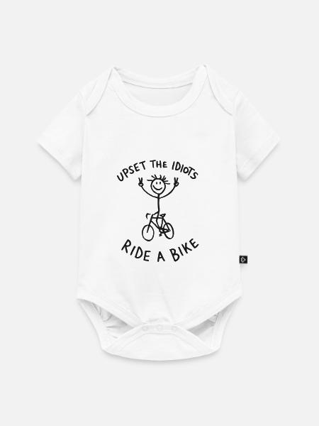 Ride a bike - Baby Premium Kurzarmbody - Weiß