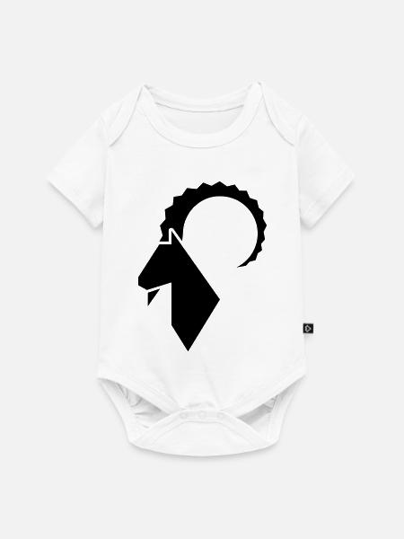Biohof Gunz 3 - Baby Premium Kurzarmbody - Weiß