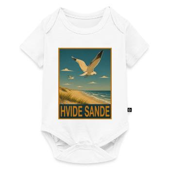 Hvide Sande - Baby Premium Kurzarmbody - Weiß - Vorne