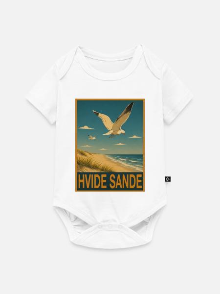 Hvide Sande - Baby Premium Kurzarmbody - Weiß
