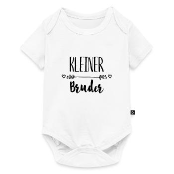 KLEINER BRUDER - Baby Premium Kurzarmbody - Weiß - Vorne