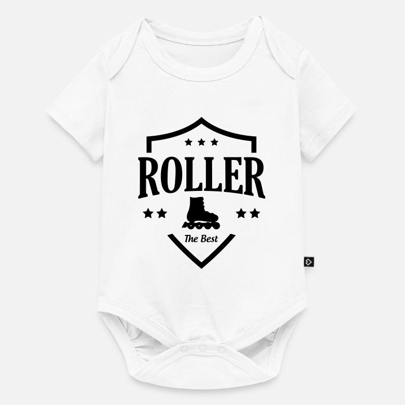 Patinage à roulettes - Roller - Body à manches courtes Premium Bébé - blanc