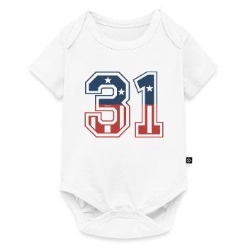 Number 31 USA - Baby Premium short-sleeve bodysuit - white - Front