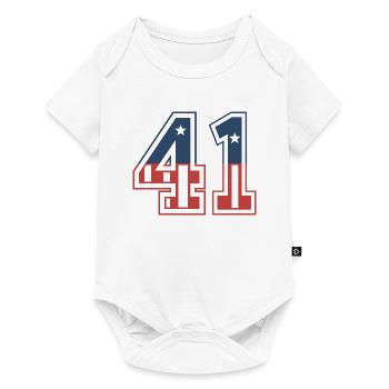 Numéro 41 États-Unis - Body à manches courtes Premium Bébé - blanc - Devant