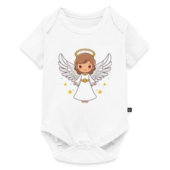Angels suitable for Christmas - Baby Premium short-sleeve bodysuit - white - Front