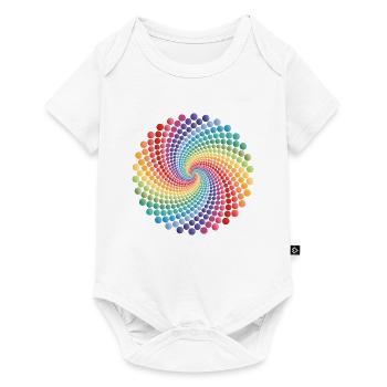 LGBT Pride Love Colorful Gift Rainbow Love - Baby Premium short-sleeve bodysuit - white - Front