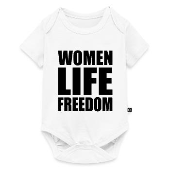 Women life freedom - Body à manches courtes Premium Bébé - blanc - Devant