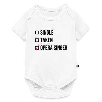 Single Taken Chanteur d’opéra chanteur noir chanteur - Body à manches courtes Premium Bébé - blanc - Devant