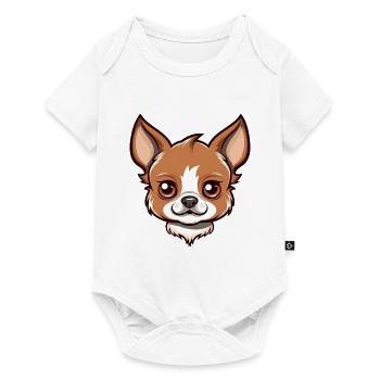 Chihuahua - Baby Premium short-sleeve bodysuit - white - Front