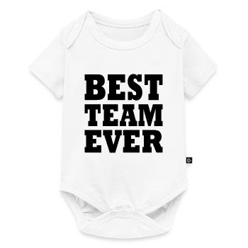 Best team ever - Baby Premium short-sleeve bodysuit - white - Front