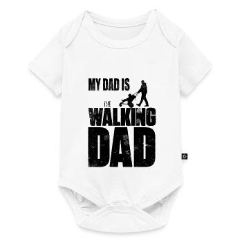 Mon père est le père qui marche Enfant de la fête des pères - Body à manches courtes Premium Bébé - blanc - Devant