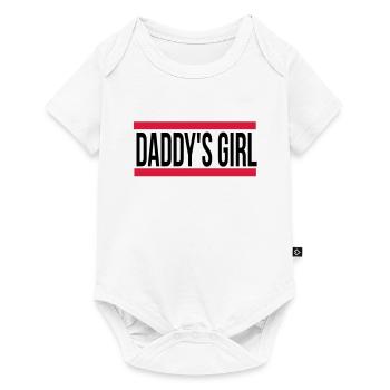 daddy´s girl - Baby Premium Kurzarmbody - Weiß - Vorne
