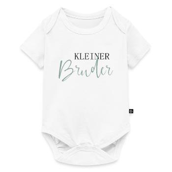 Kleiner Bruder - Baby Premium Kurzarmbody - Weiß - Vorne