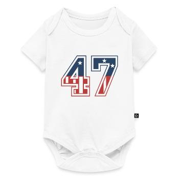 Number 47 USA - Baby Premium short-sleeve bodysuit - white - Front