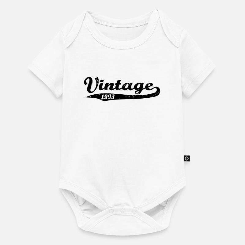 Vintage 1993 - Body à manches courtes Premium Bébé - blanc