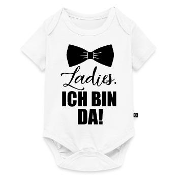 Ladies. Ich bin da. Cooles Motiv für Kinder - Baby Premium Kurzarmbody - Weiß - Vorne