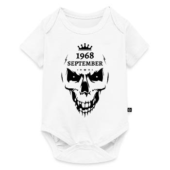 September 1968 Skull - Baby Premium short-sleeve bodysuit - white - Front