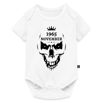 November 1965 Skull - Baby Premium short-sleeve bodysuit - white - Front