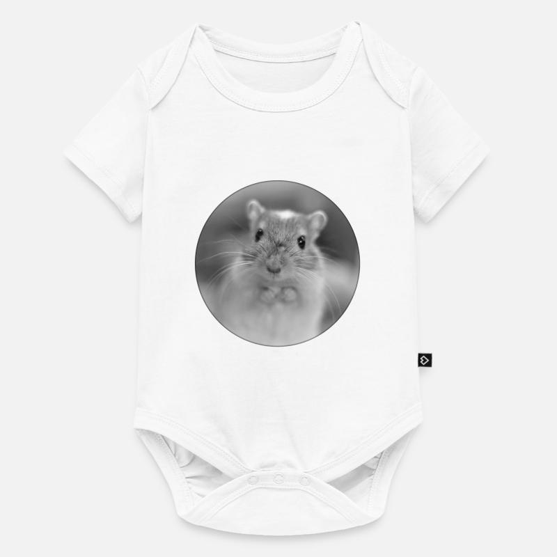Gerbille Ida - Body à manches courtes Premium Bébé - blanc