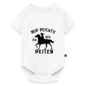 Enough for me I go riding rider horses gift - Baby Premium short-sleeve bodysuit - white - Front