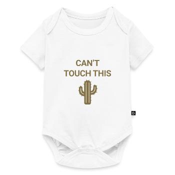 Can't touch this - Baby Premium short-sleeve bodysuit - white - Front