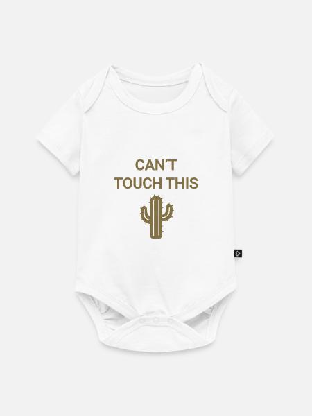 Can't touch this - Baby Premium Kurzarmbody - Weiß