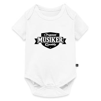 musiker - Baby Premium Kurzarmbody - Weiß - Vorne