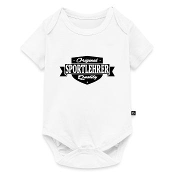 sportlehrer - Baby Premium Kurzarmbody - Weiß - Vorne
